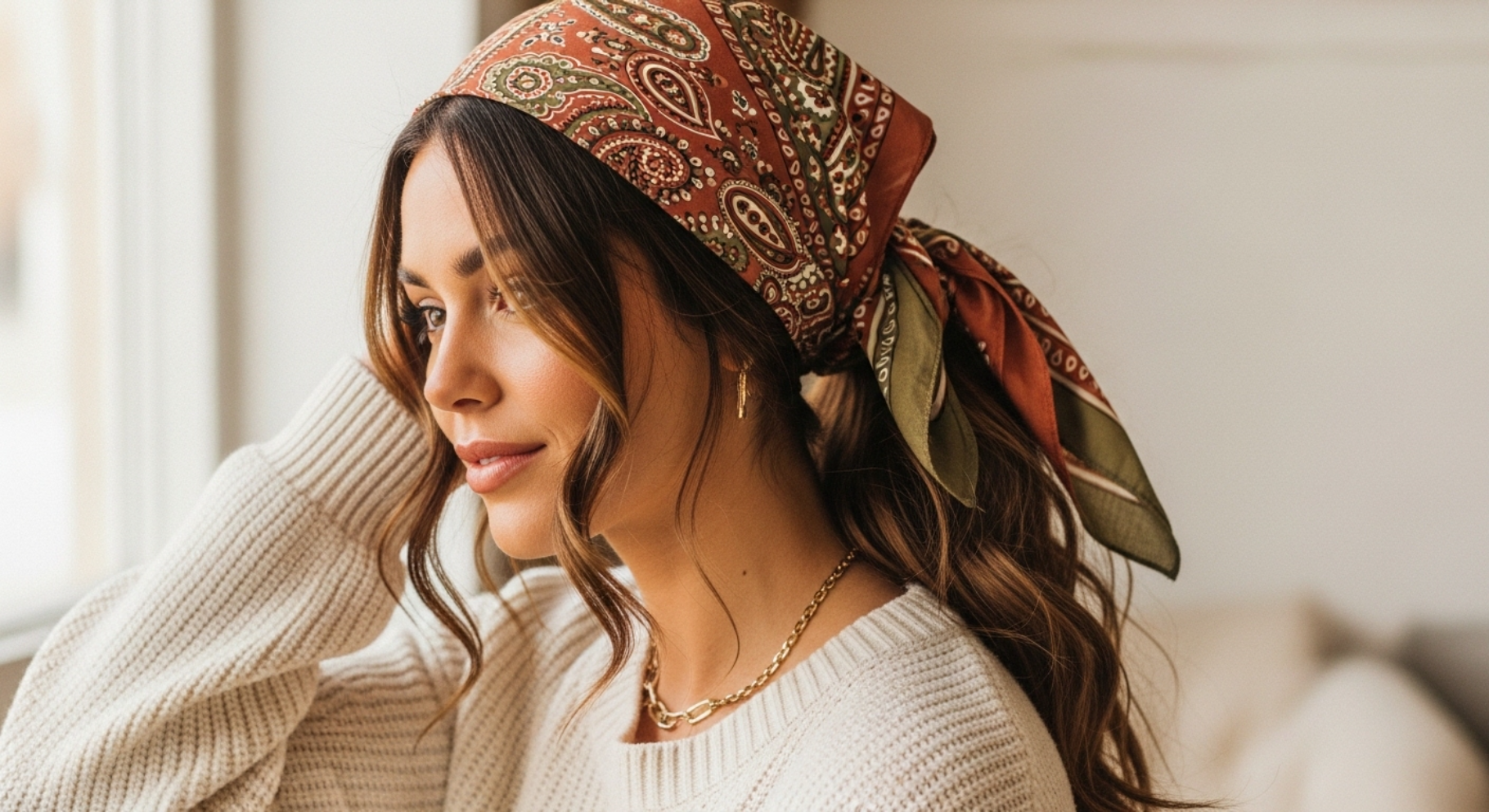 Bandana Low Ponytail
