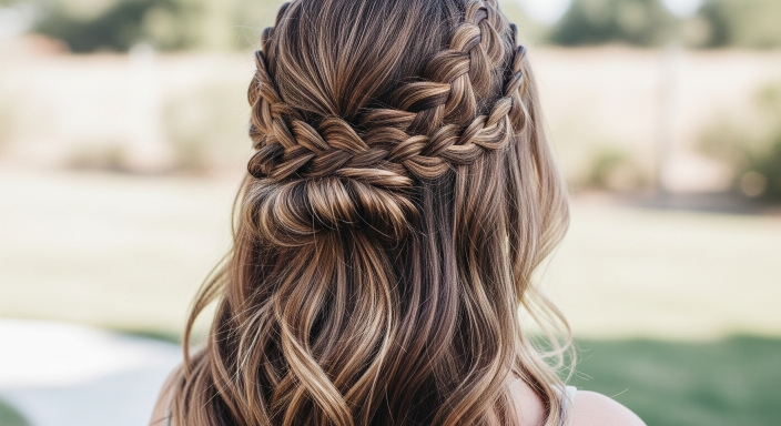 Braided Half Up