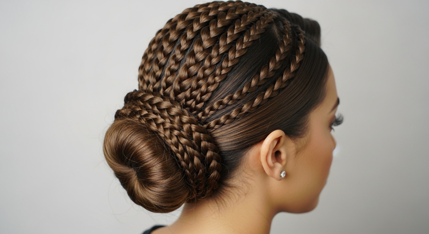 Braided Rope Twist Updo