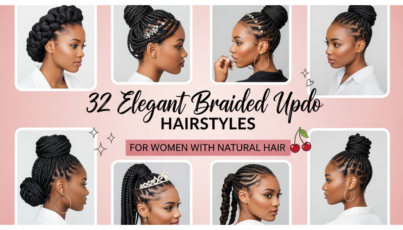 Braided Updo Natural Hair