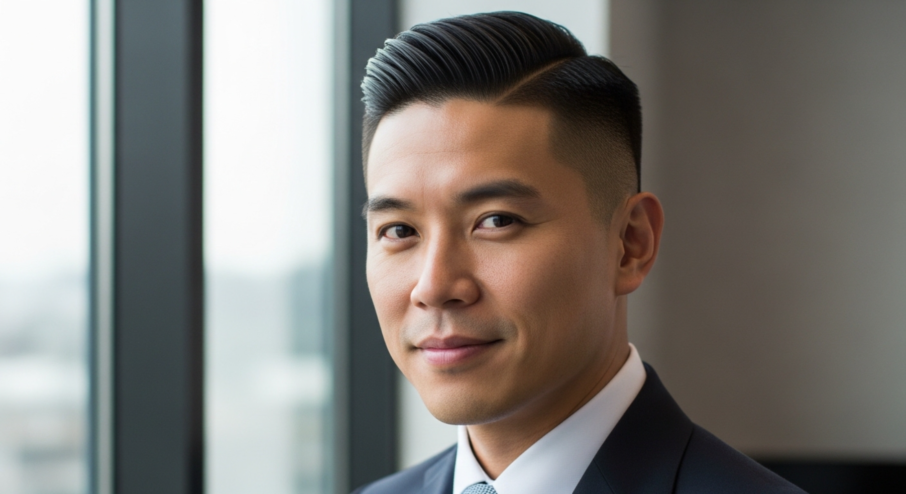 Classic Side Part Fade