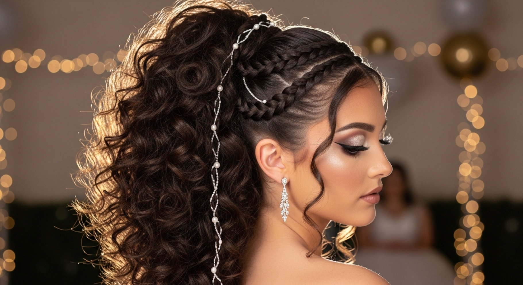 Curly Braided Ponytail
