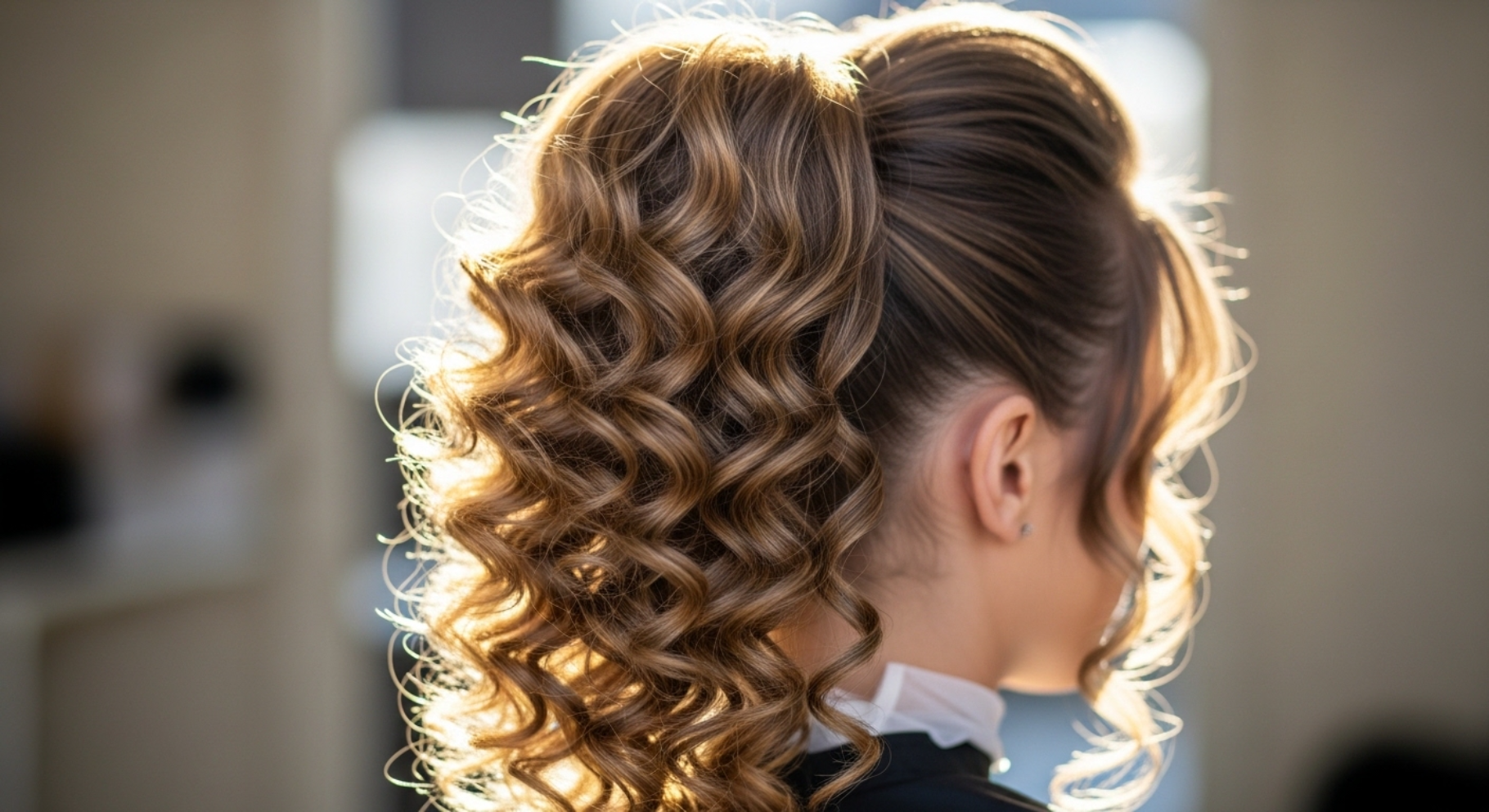Curly High Ponytail