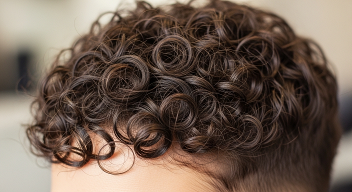 Curly Pixie with Micro Layers