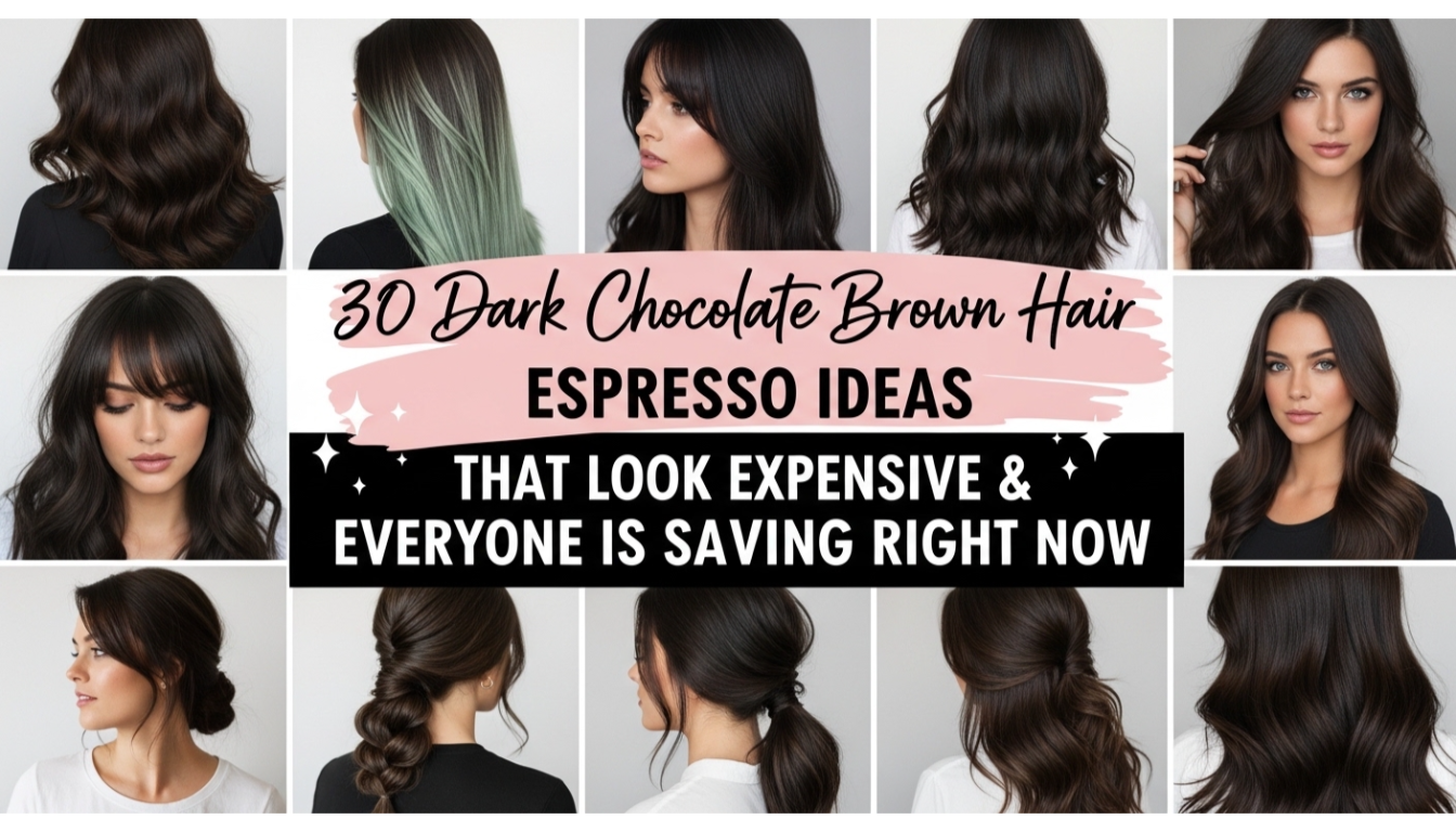 Dark Chocolate Brown Hair Espresso