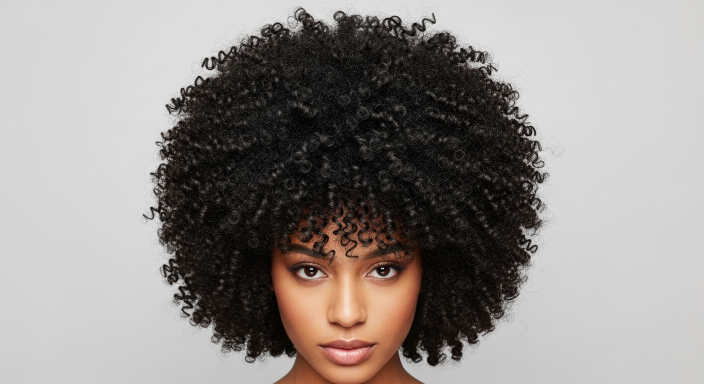 Defined Curly Afro