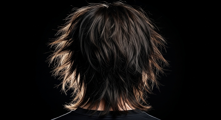 Edgy Choppy Wolf Cut