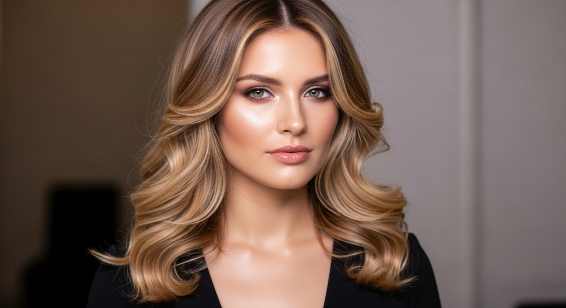 Face Framing Glow Highlights