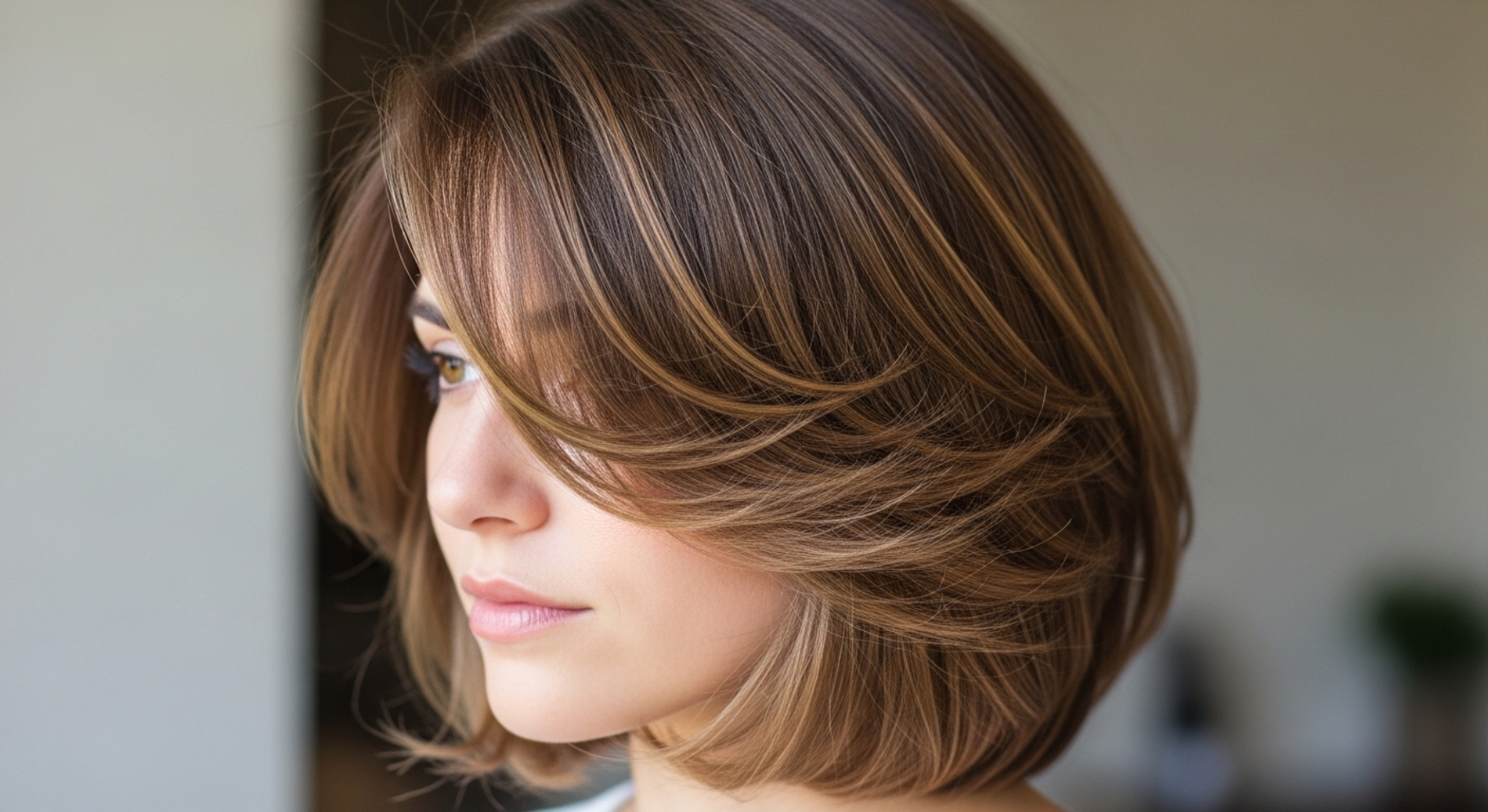 Feathered Bob Cut