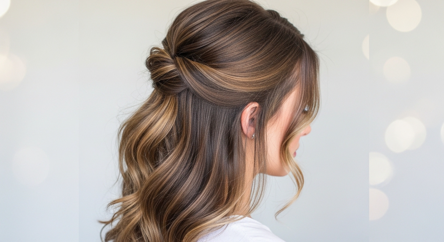 Half Up Half Down Twist