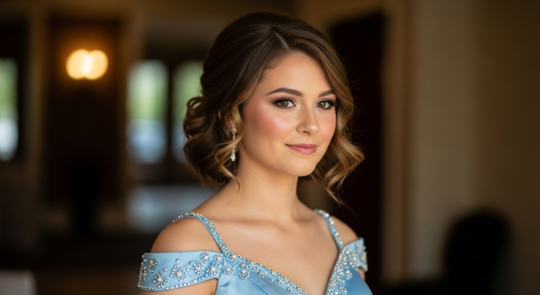 Half Up Style for Short Hair