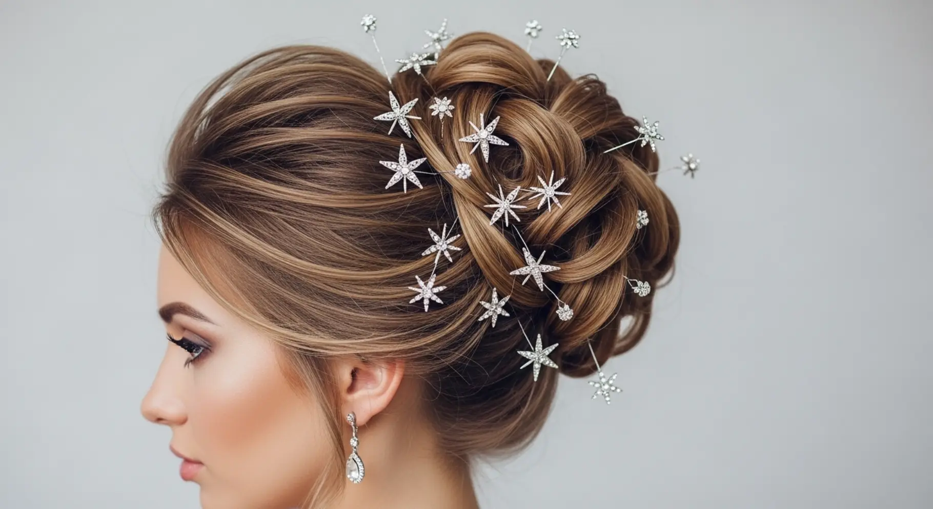 High Bun with Volume