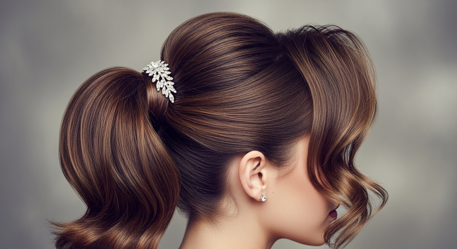 High Ponytail with Volume