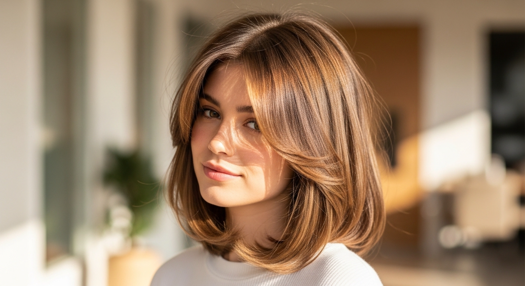 Layered Cut with Side Bangs
