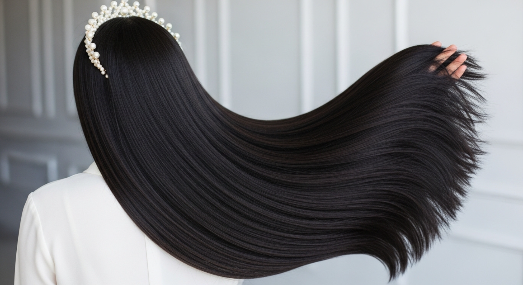 Long Straight Hair with Blunt Ends