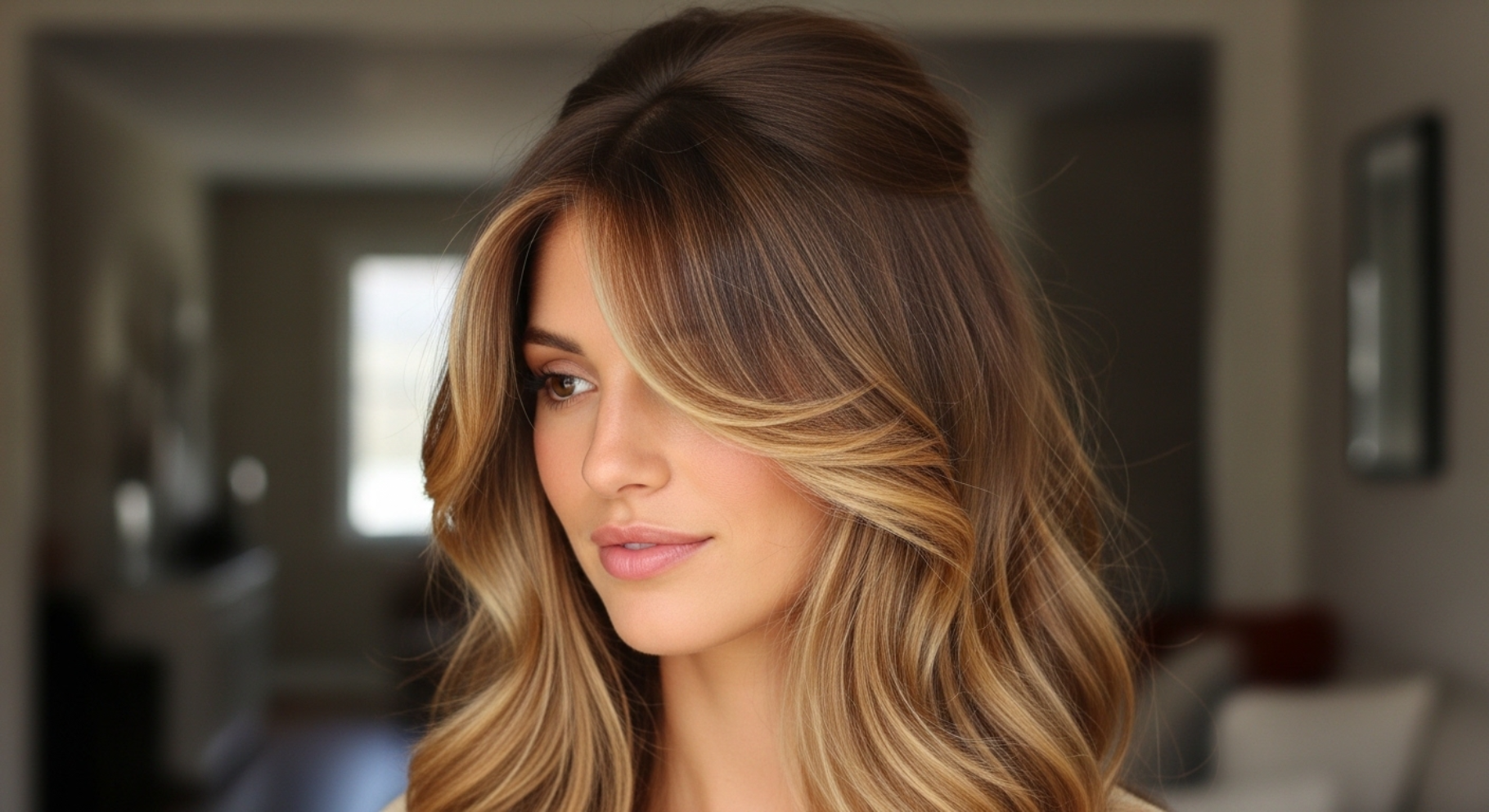 Long Wavy Layers with Face Framing