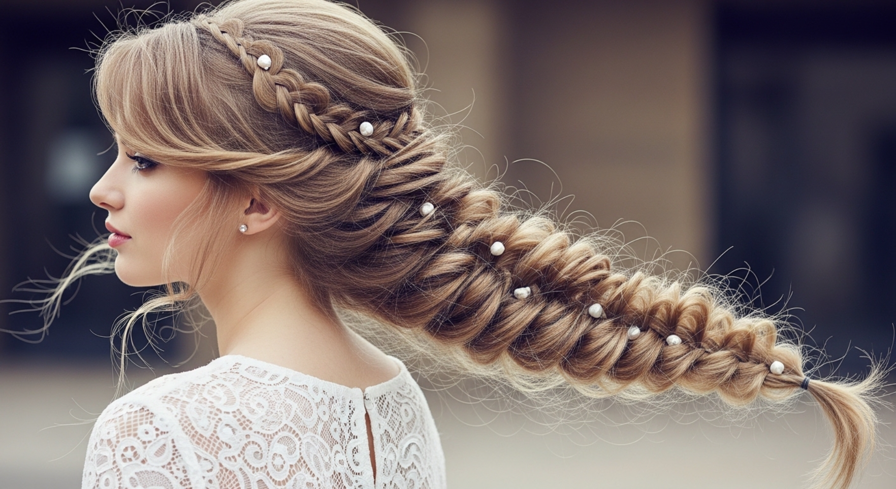 Loose Long Fishtail Braid