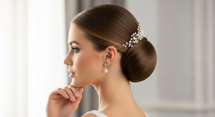 Low Bun Elegant Style