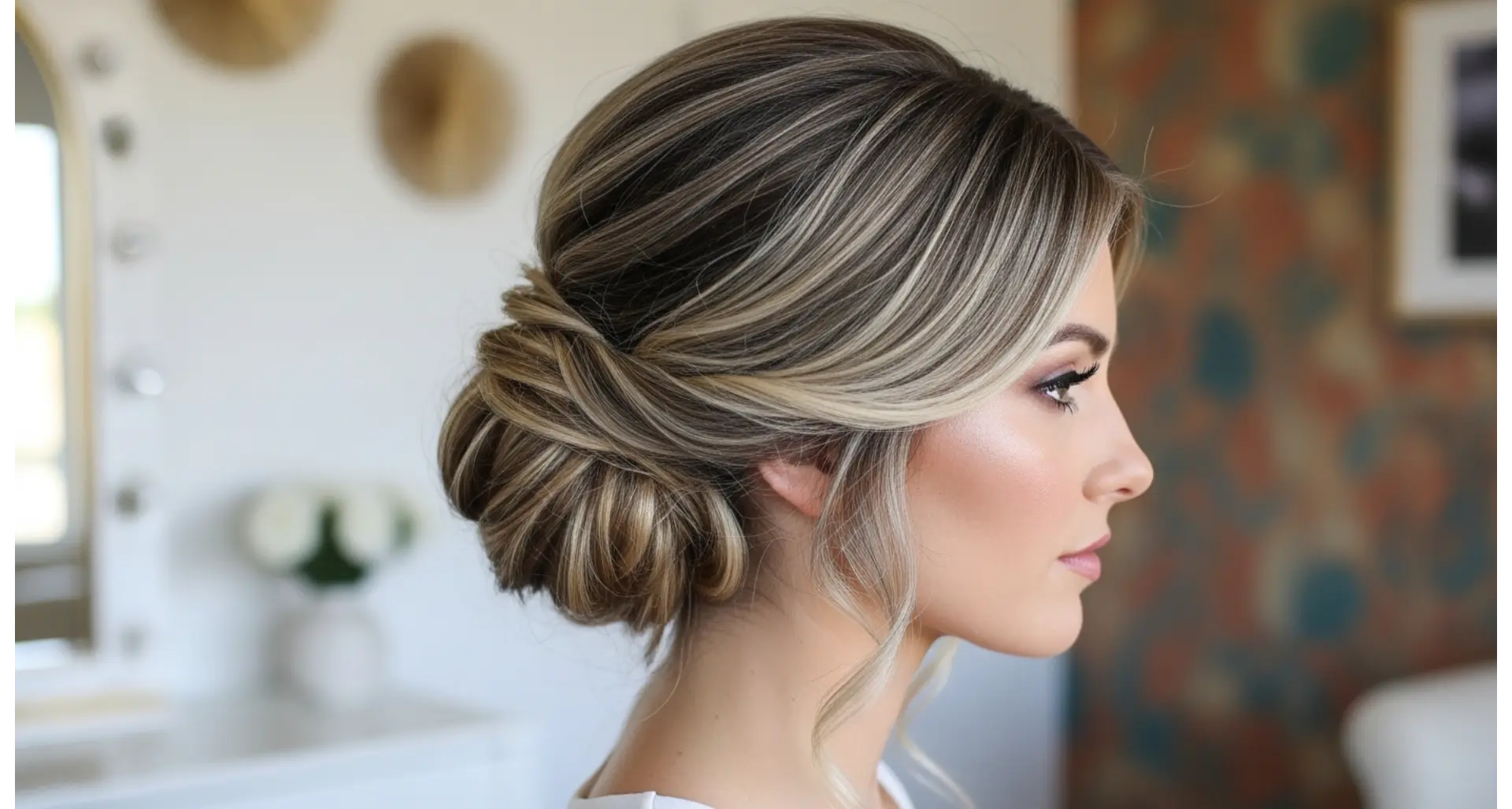 Low Twisted Chignon