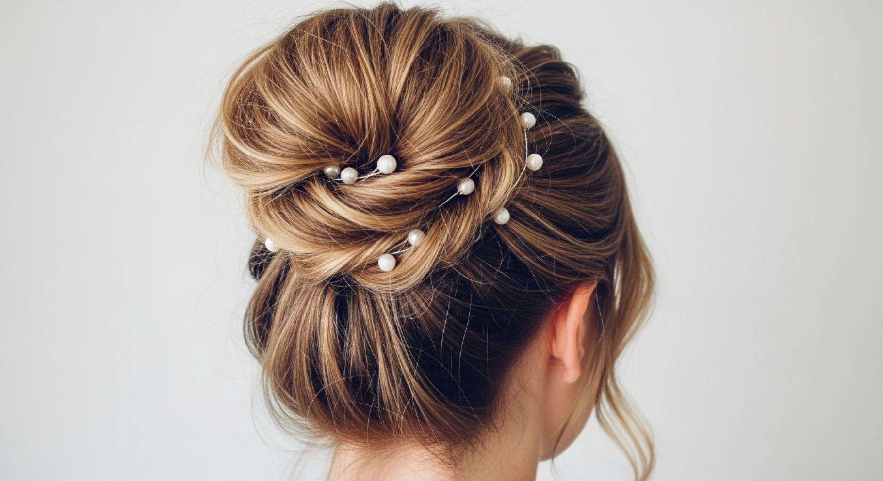 Messy Bun with Natural Texture