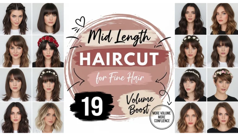 Mid Length Haircut for Fine Hair