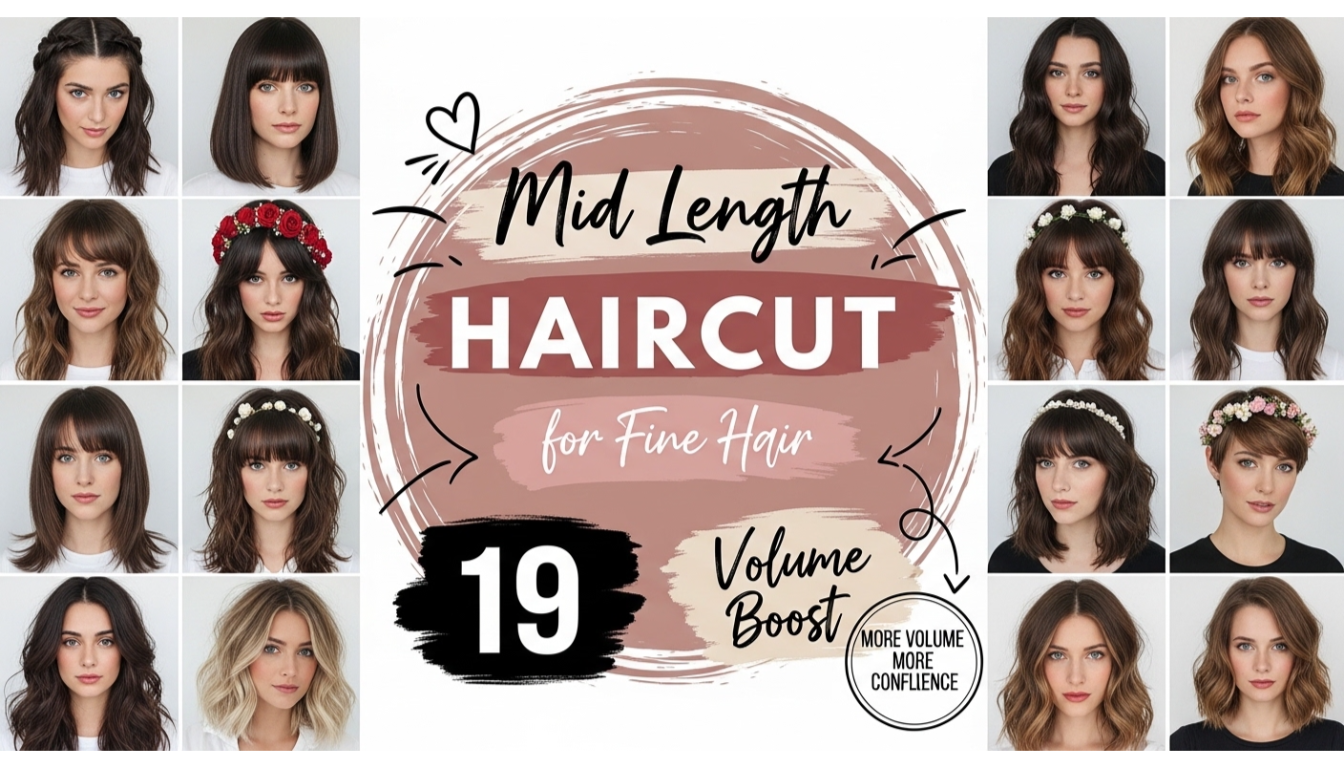 Mid Length Haircut for Fine Hair