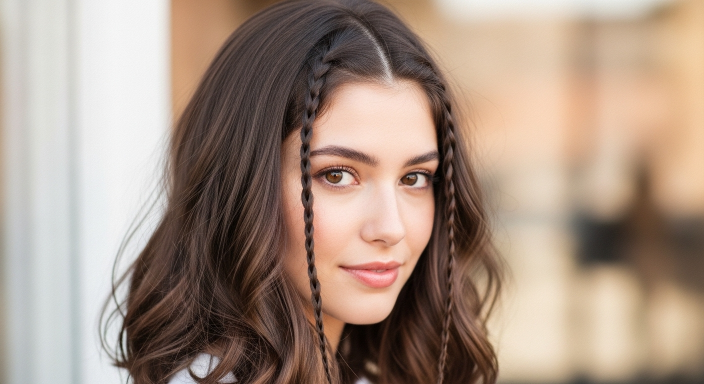Mini Front Braids