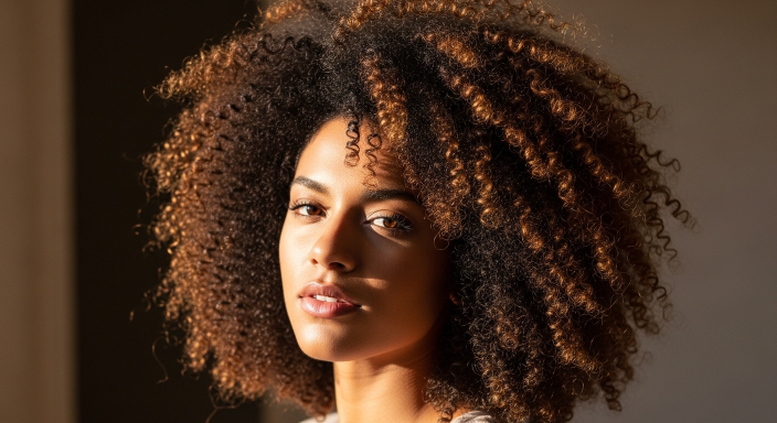 Natural Afro Coily Style
