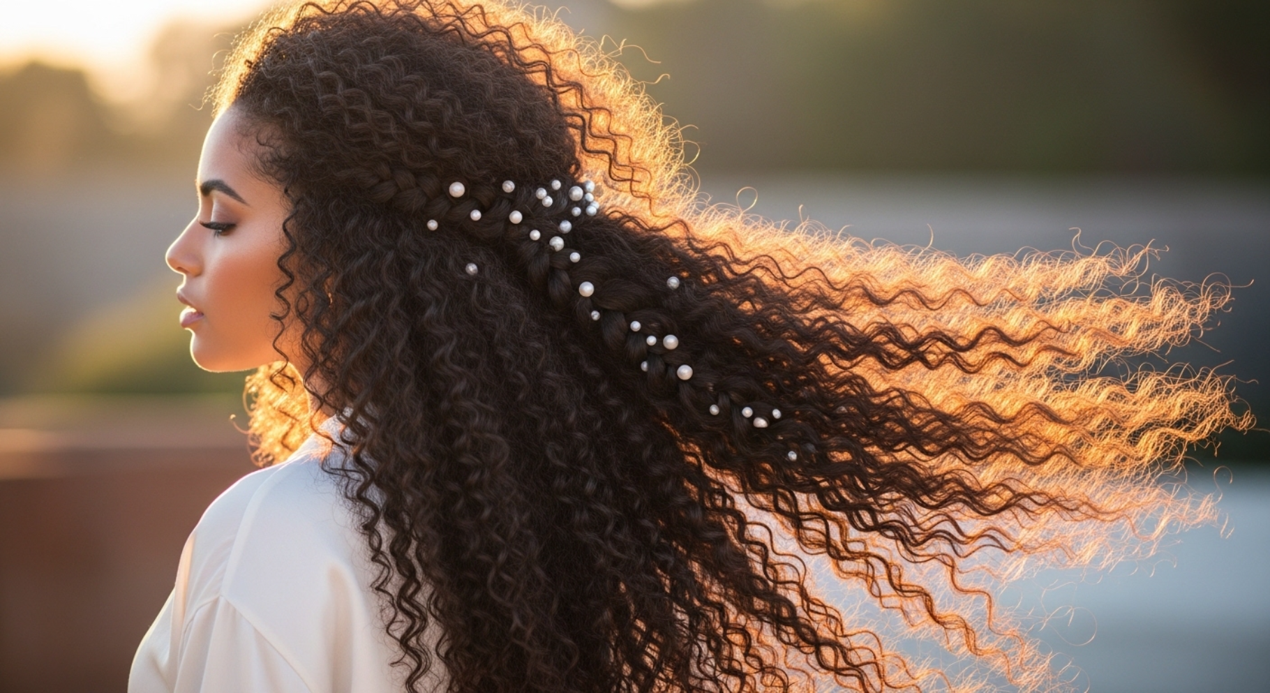 Natural Afro Long Shape