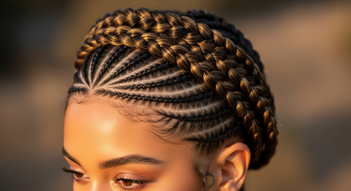 Protective Braided Crown Style