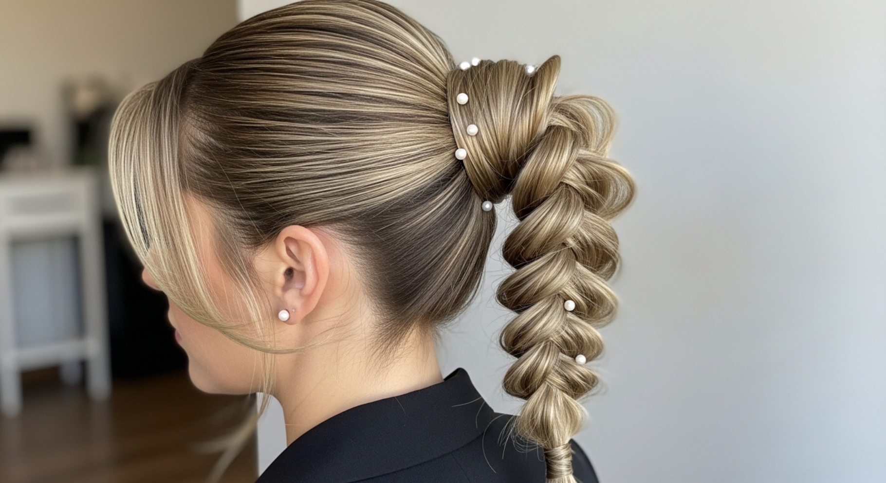 Rope Braid Ponytail