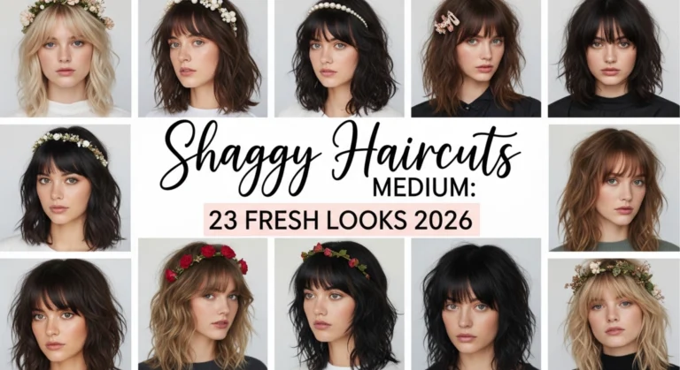 shaggy haircuts medium