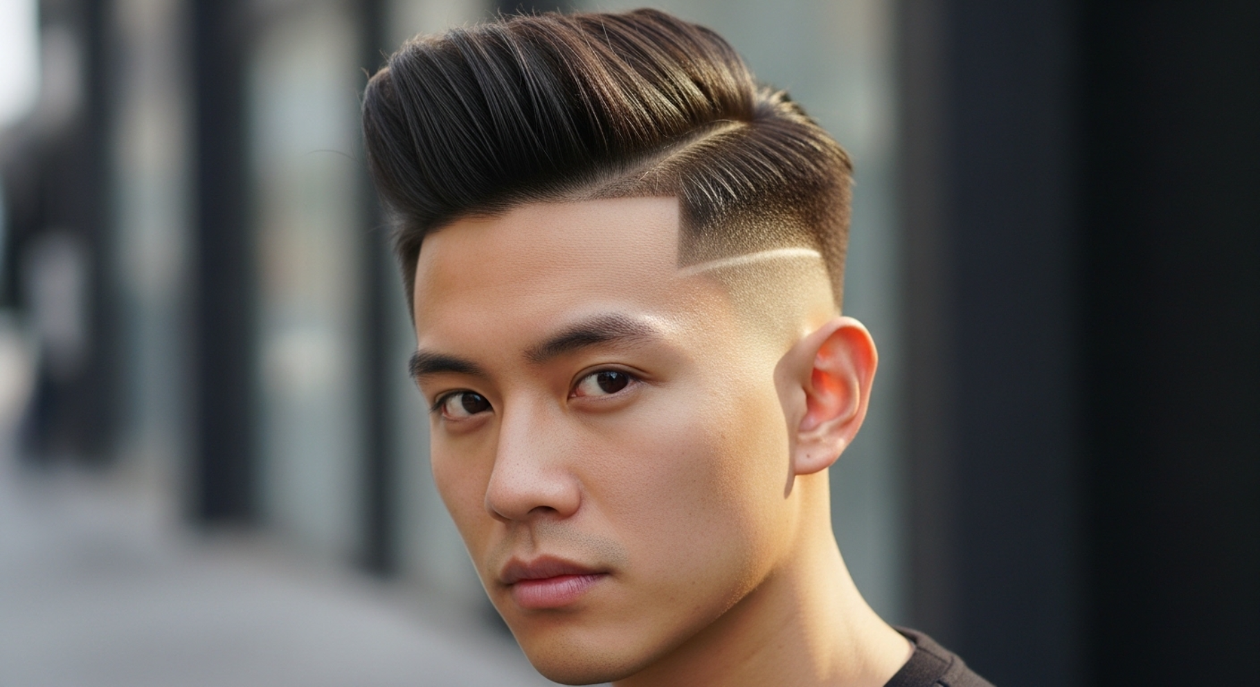 Short Brush Up Fade