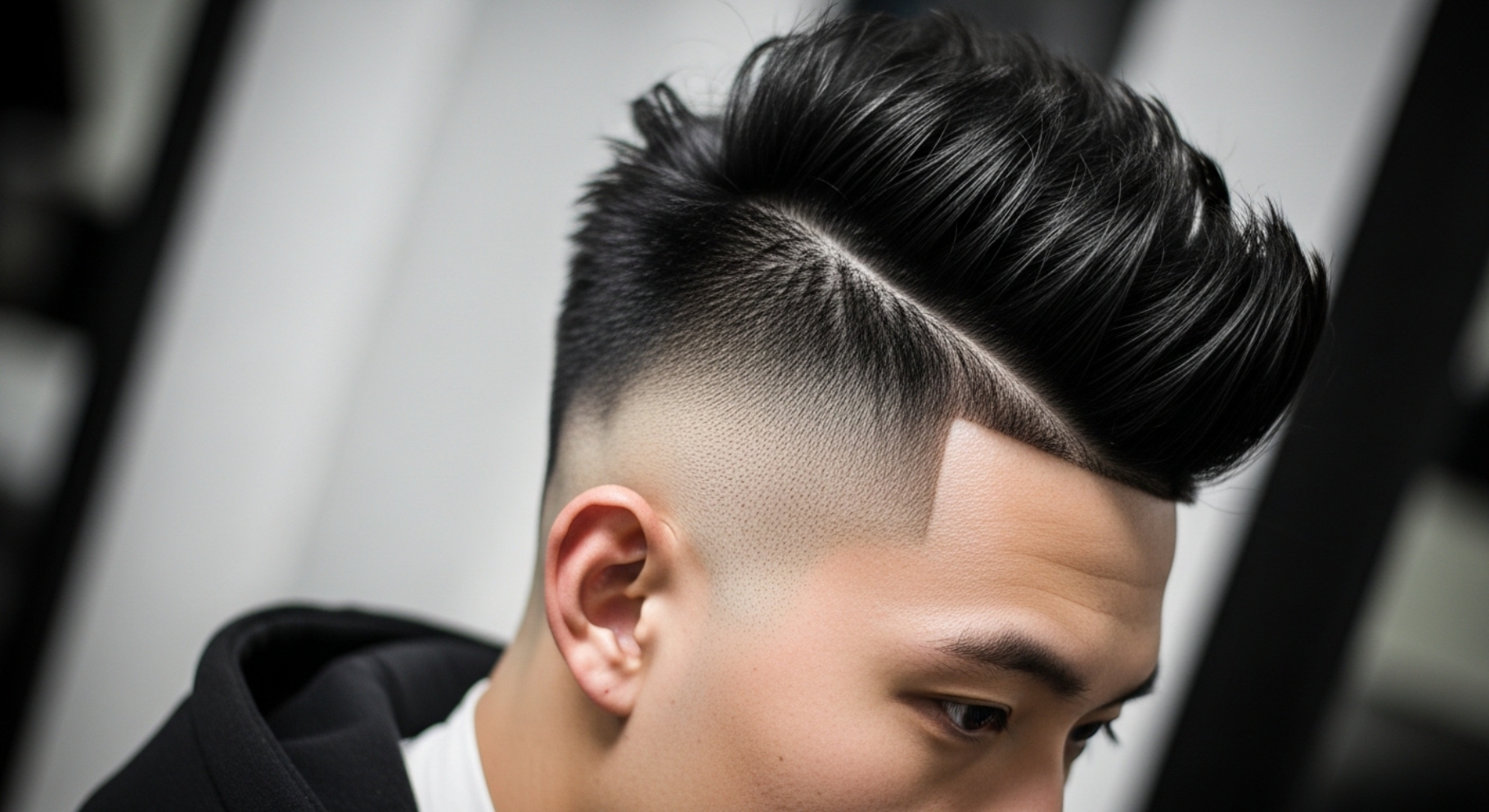 Short Faux Hawk Fade