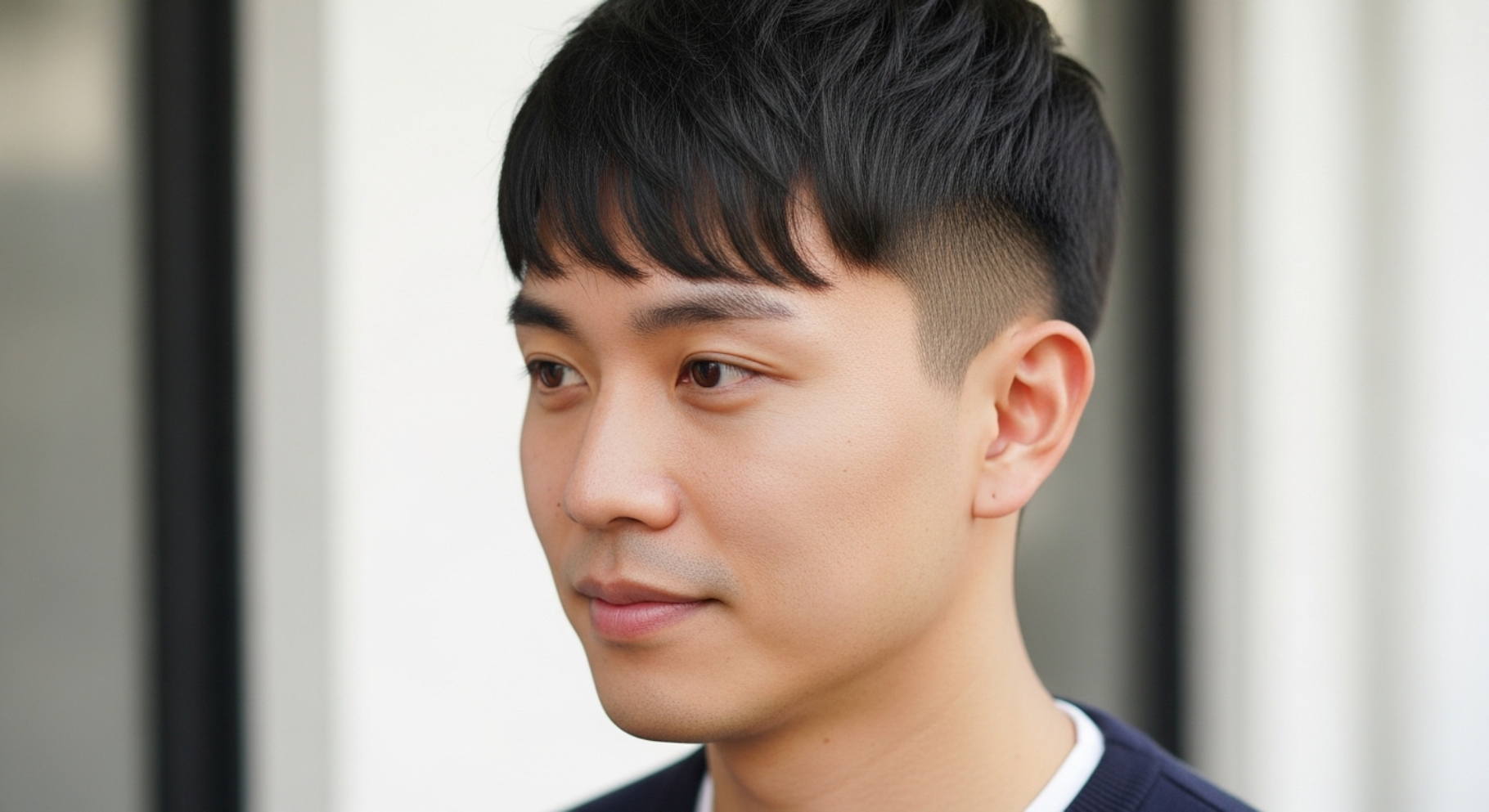 Short Fringe Fade