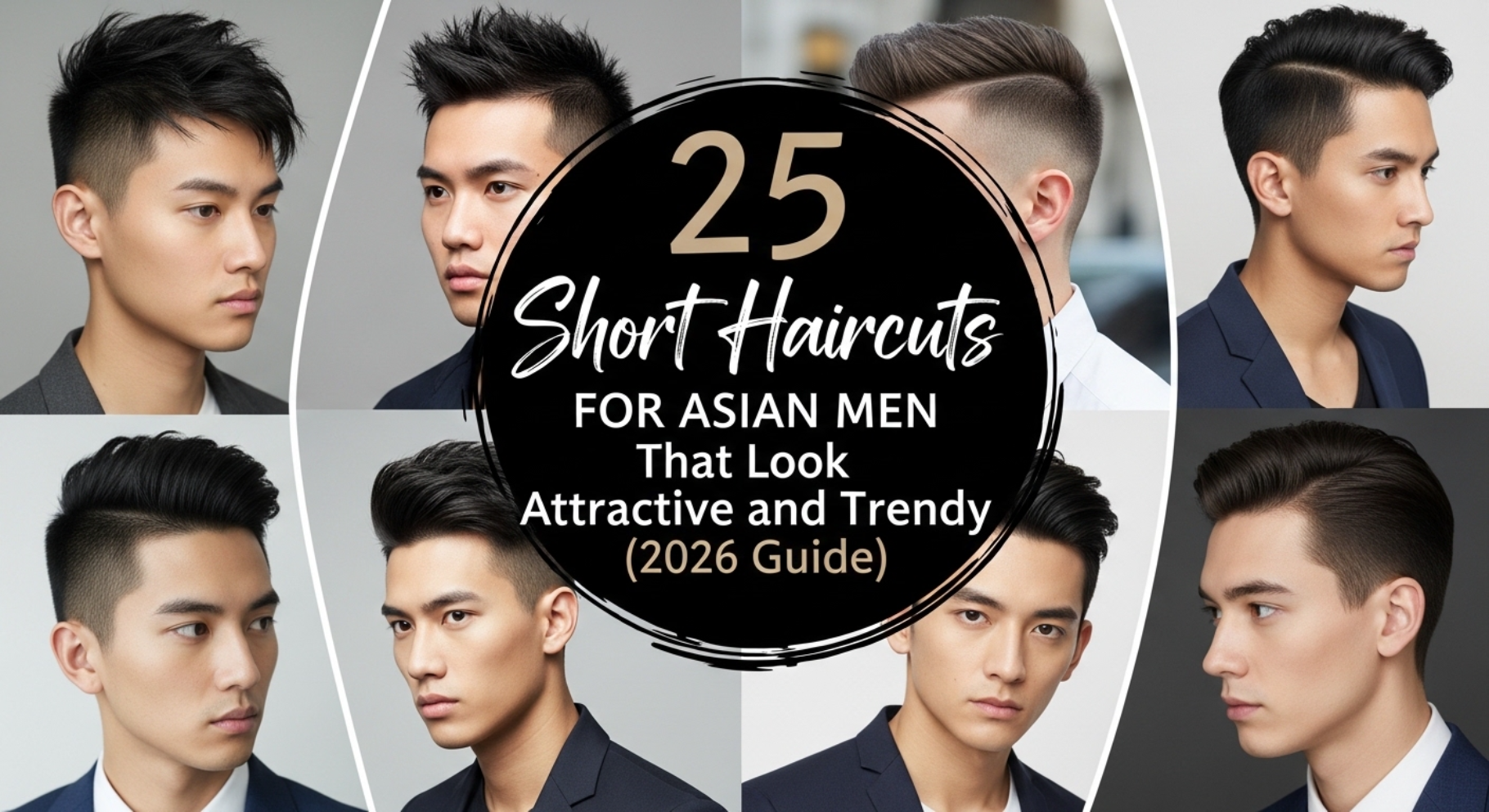 Short Haircuts for Asian Men