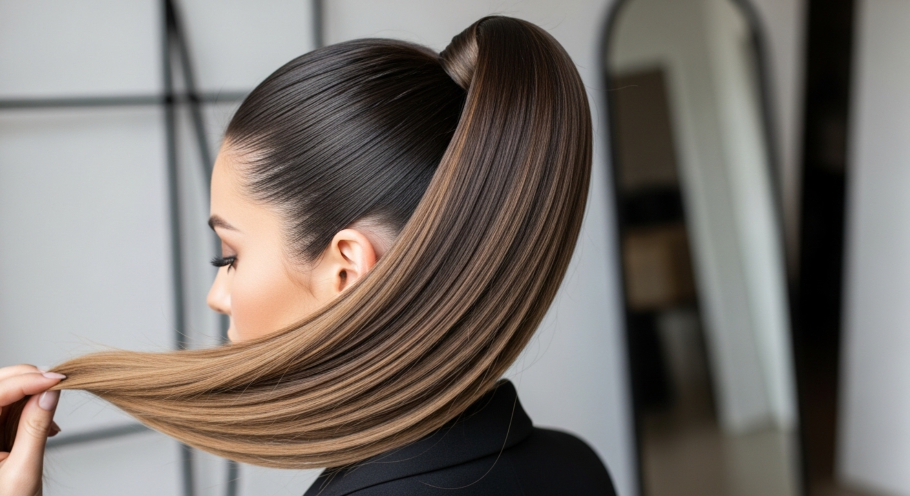 Sleek High Ponytail