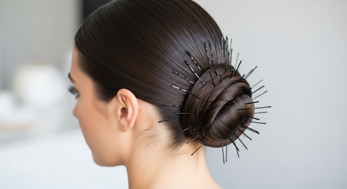 Sleek Low Bun