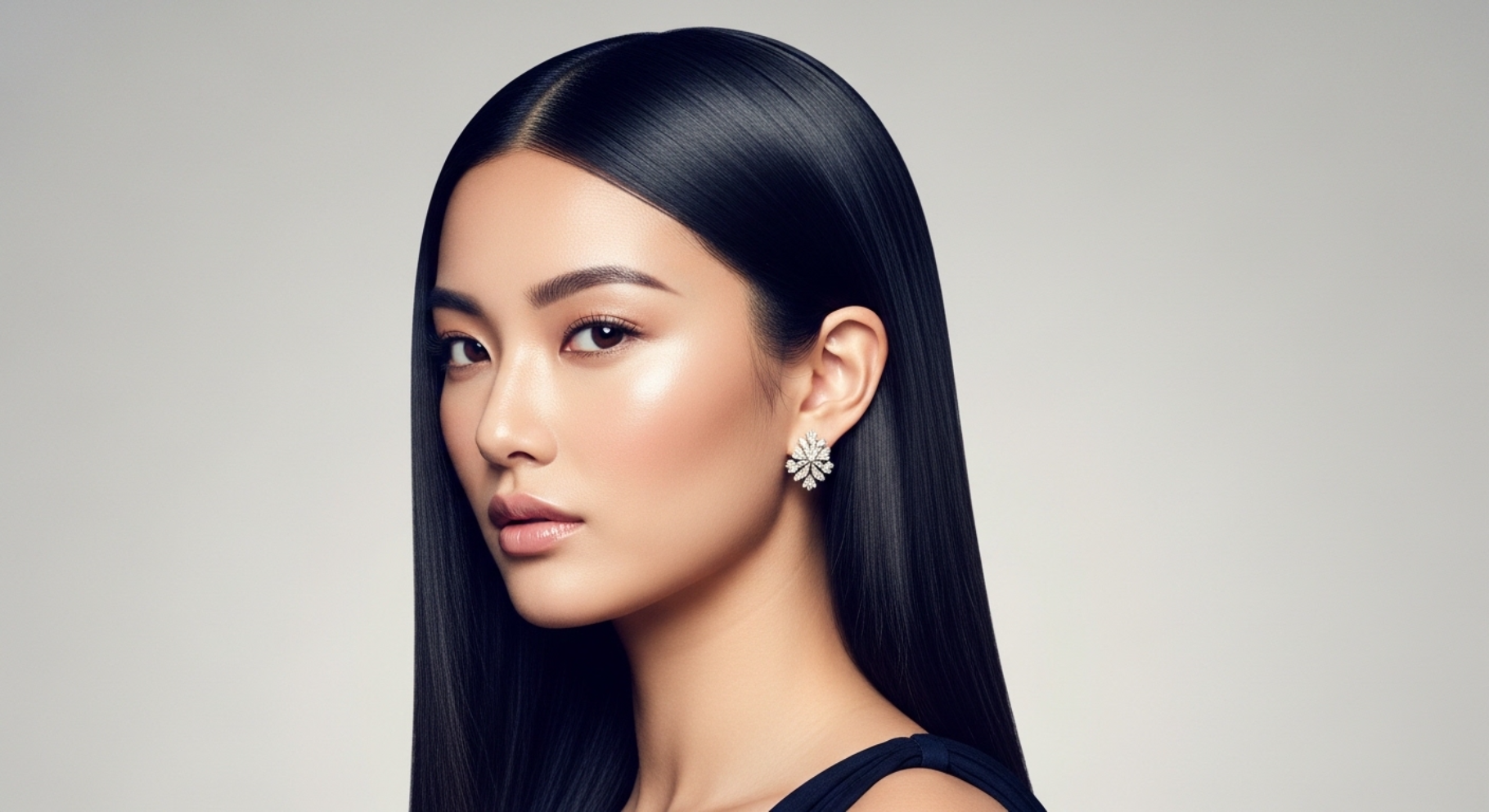 Sleek Straight Glass Hair