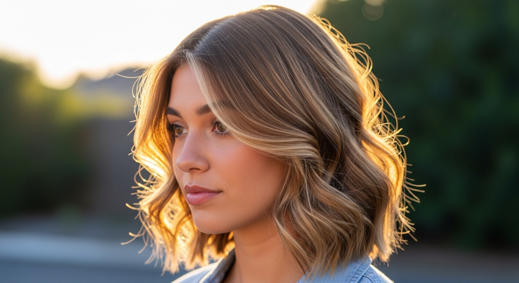 Soft Curls with Layered Shape