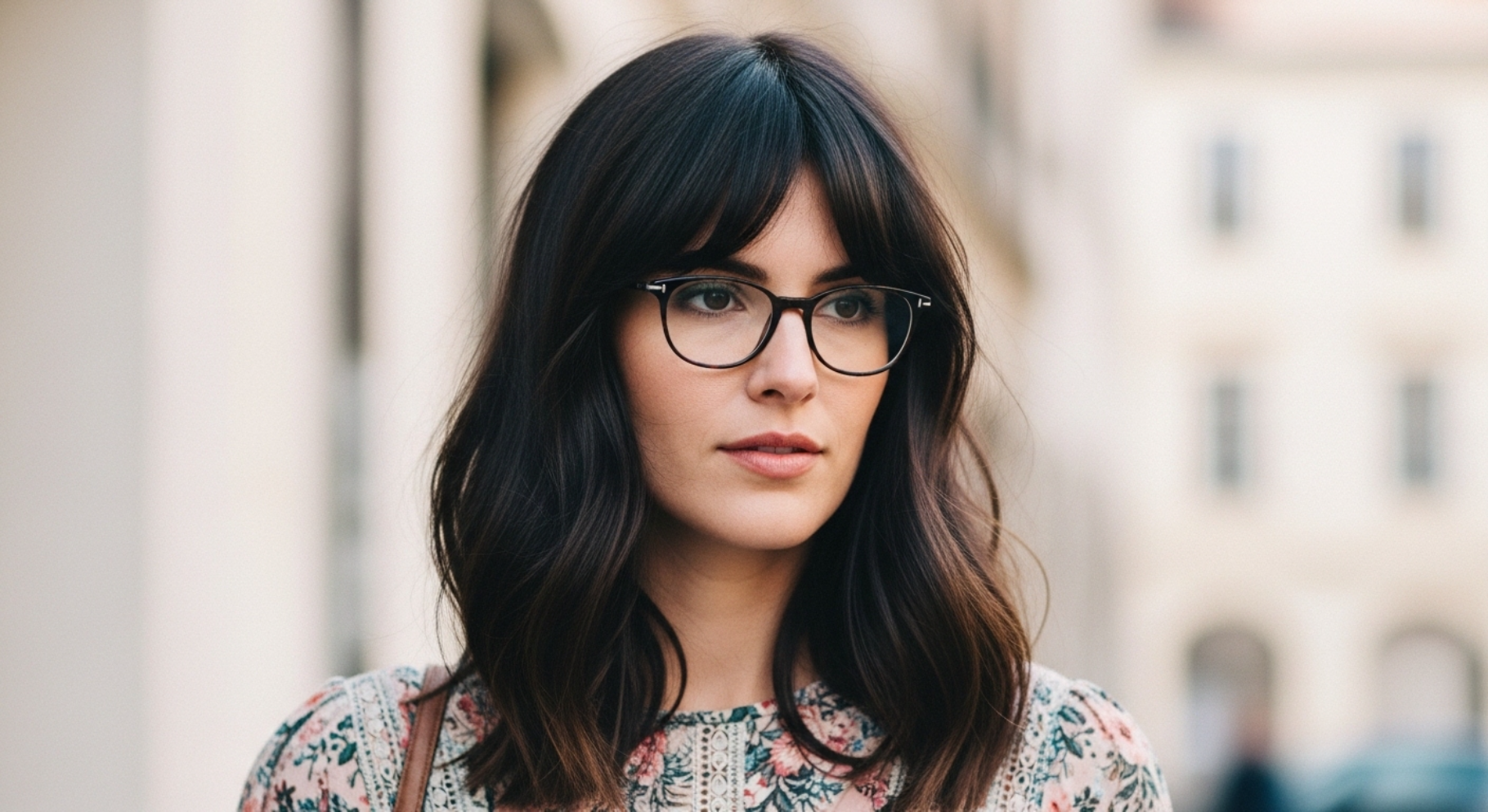 Soft Fringe Espresso Brunette