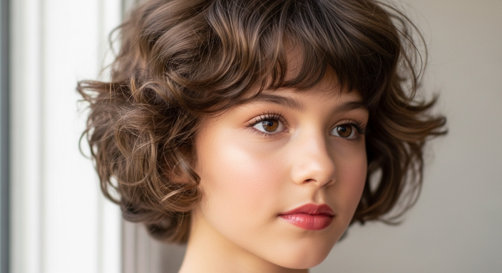 Soft Tapered Natural Pixie