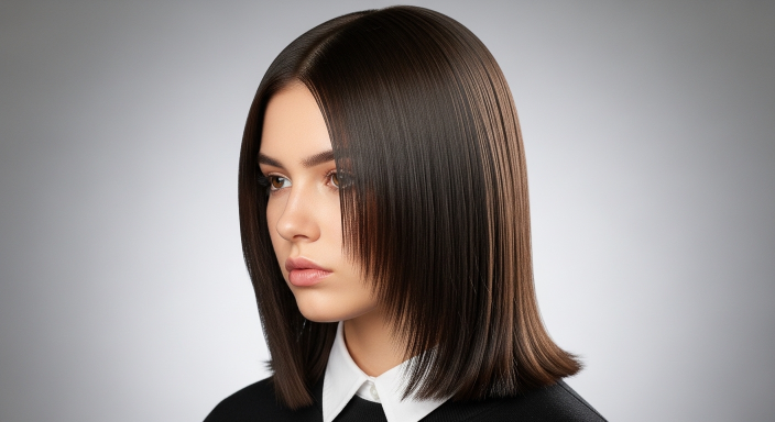 Straight Sleek Wolf Cut