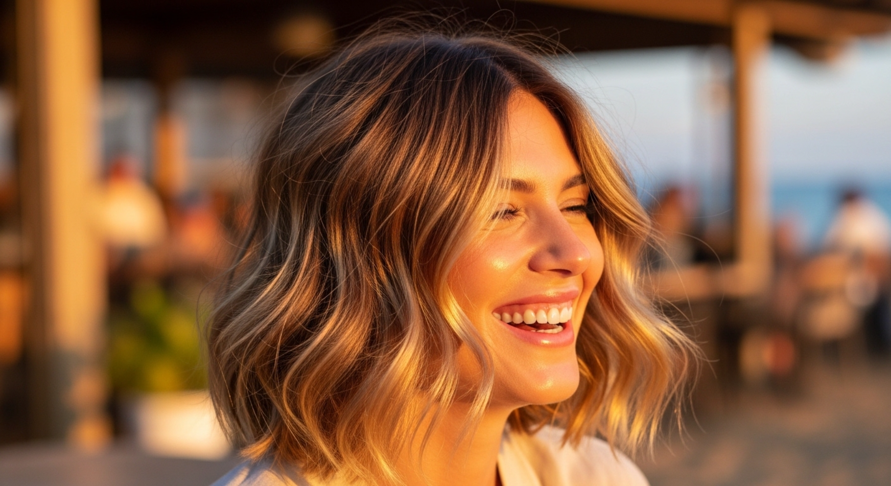 Textured Bob for Wavy Hair