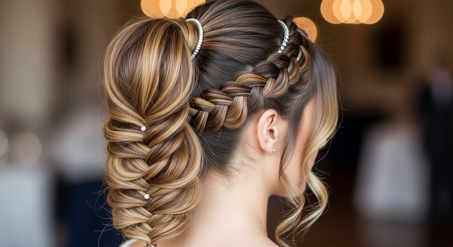 Textured Braided Ponytail