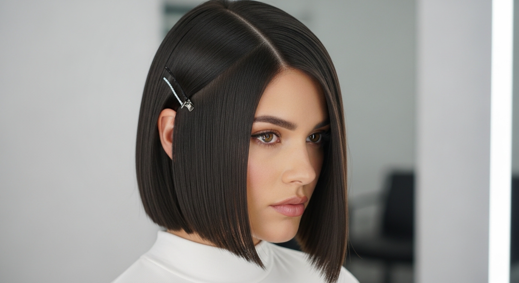 The Varsity Bob with Clean Shape