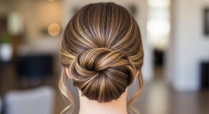 Twisted Low Bun