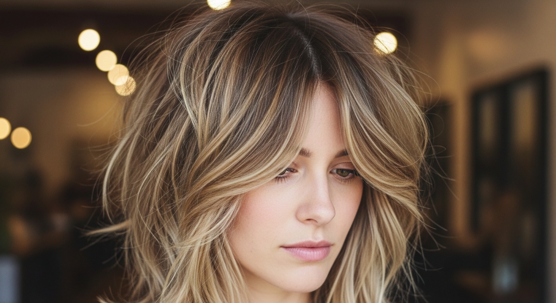 Volumized Messy Shag Medium