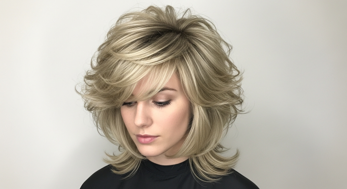 Wolf Cut with Layers and Volume