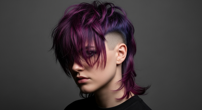 Wolf Cut with Undercut